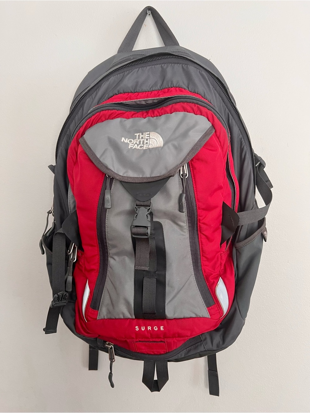 The North Face Surge Backpack Unisex Laptop Travel School Hiking Day Trip Bag.